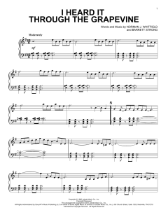 I Heard It Through The Grapevine [Jazz version] von Marvin Gaye (Download) 