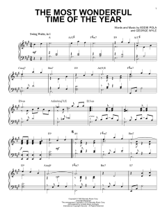 The Most Wonderful Time Of The Year [Jazz version] von George Wyle (Download) 