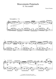 Mouvement Perpetuel No. 2 von Francis Poulenc (Download) 