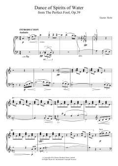 The Perfect Fool, Op. 39- Dance Of Spirits Of Water von Gustav Holst (Download) 