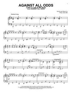Against All Odds (Take A Look At Me Now) von Phil Collins (Download) 