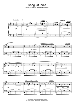 Song Of India von Nikolai Rimsky-Korsakov (Download) 