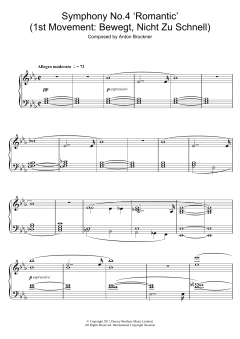 Symphony No.4 'Romantic' von Anton Bruckner (Download) 