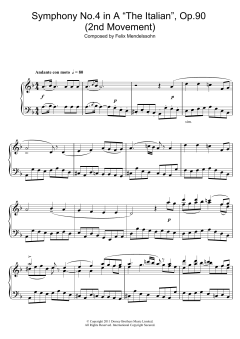 Symphony No.4 'The Italian' von Felix Mendelssohn (Download) 