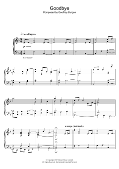 Goodbye von Geoffrey Burgon (Download) 