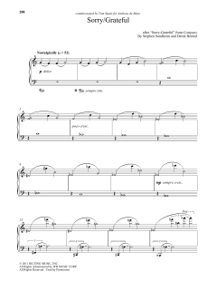 Sorry/Grateful von Stephen Sondheim (Download) 