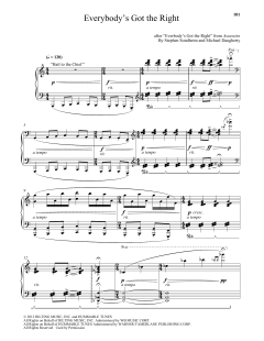 Everybody's Got The Right von Stephen Sondheim (Download) 