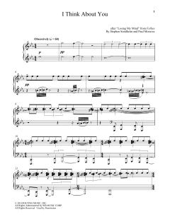 I Think About You von Stephen Sondheim (Download) 