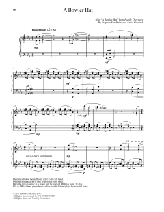 A Bowler Hat von Stephen Sondheim (Download) 