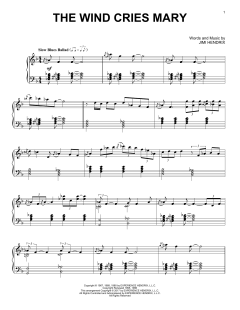 The Wind Cries Mary [Jazz version] von Jimi Hendrix (Download) 