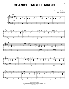 Spanish Castle Magic [Jazz version] von Jimi Hendrix (Download) 