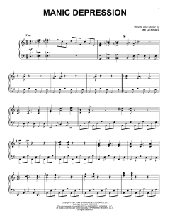 Manic Depression [Jazz version] von Jimi Hendrix (Download) 
