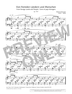 From Foreign Lands and People von Robert Schumann (Download) 