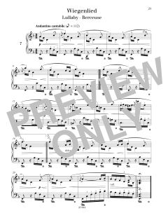 Lullaby von Friedrich Burgmuller (Download) 