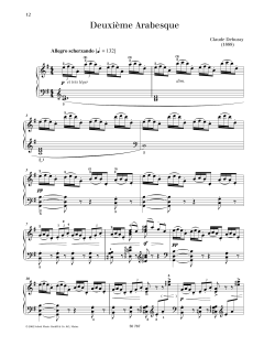 Deuxieme Arabesque von Claude Debussy (Download) 