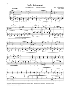 Sweet Reverie von Pyotr Il'yich Tchaikovsky (Download) 