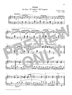 Valse E-flat major von Frédéric Chopin (Download) 