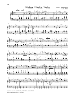 Waltz von Pyotr Il'yich Tchaikovsky (Download) 