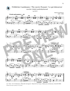The Merry Peasant von Robert Schumann (Download) 
