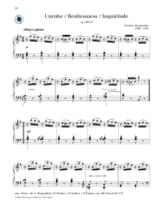 Restlessness von Friedrich Burgmuller (Download) 