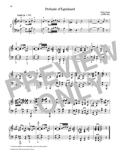 Prelude d'Eginhard von Erik Satie (Download) 