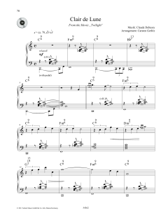 Claire de Lune von Claude Debussy (Download) 