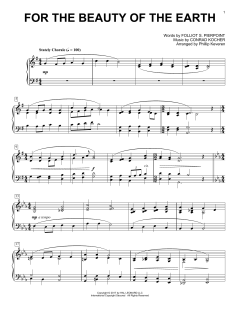 For The Beauty Of The Earth von Conrad Kocher (Download) 