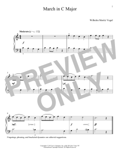 March In C Major von Moritz Vogel (Download) 
