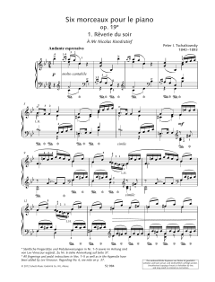 Reverie Du Soir von Pyotr Il'yich Tchaikovsky (Download) 