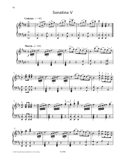 Sonatina V von Johann Baptist Vanhal (Download) 