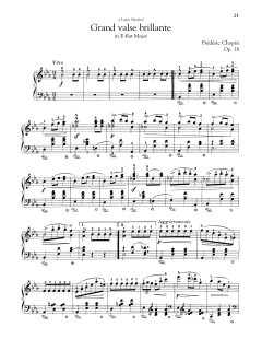 Grand Valse Brillante In E-Flat Major, Op. 18 von Frédéric Chopin (Download) 