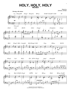 Holy, Holy, Holy [Jazz version] von Reginald Heber (Download) 