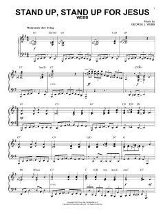 Stand Up, Stand Up For Jesus [Jazz version] von George J. Webb (Download) 