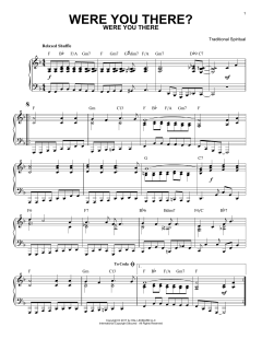 Were You There? [Jazz version] von Charles Winfred Douglas (Download) 
