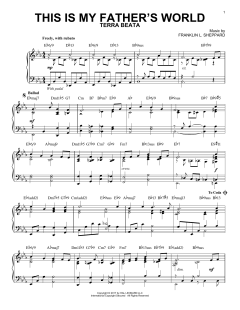 This Is My Father's World [Jazz version] von Franklin L. Sheppard (Download) 
