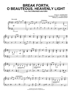 Break Forth, O Beauteous, Heavenly Light von Johann Rist (Download) 