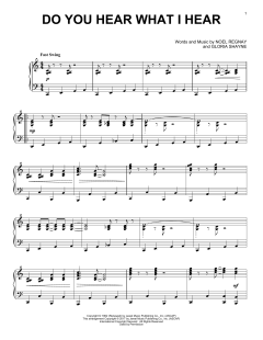 Do You Hear What I Hear [Jazz version] von Noel Regney (Download) 
