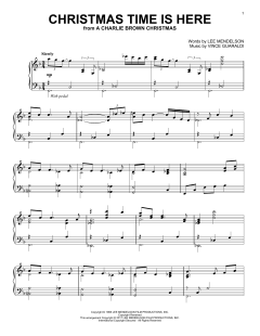 Christmas Time Is Here [Jazz version] von Lee Mendelson (Download) 