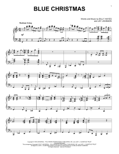 Blue Christmas [Jazz version] von Elvis Presley (Download) 