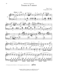 Piano Sonata No. 1 In F Minor, Op. 2, No. 1 von Robert Taub (Download) 