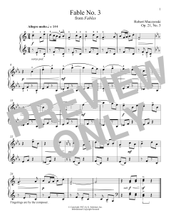 Fable No. 3, Op. 21 von Robert Muczynski (Download) 