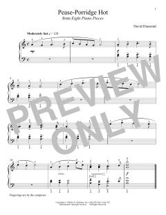 Pease-Porridge Hot von David Diamond (Download) 