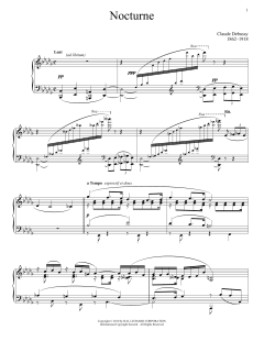Nocturne von Claude Debussy (Download) 