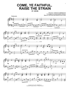 Come, Ye Faithful, Raise The Strain von John Mason Neale (Download) 