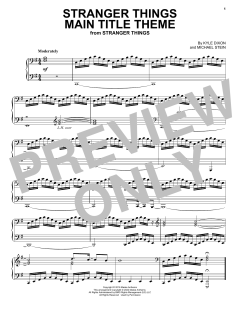 Stranger Things Main Title Theme von Kyle Dixon (Download) 