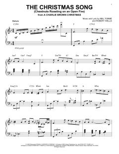 The Christmas Song (Chestnuts Roasting On An Open Fire) von Robert Wells (Download) 