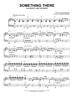Something There [Jazz version] von Alan Menken (Download) 