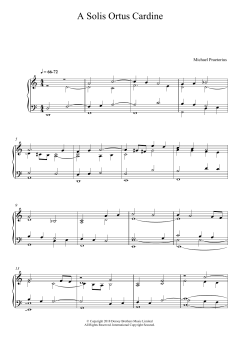 A Solis Ortus Cardine von Michael Praetorius (Download) 