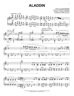 Aladdin Medley von Alan Menken (Download) 
