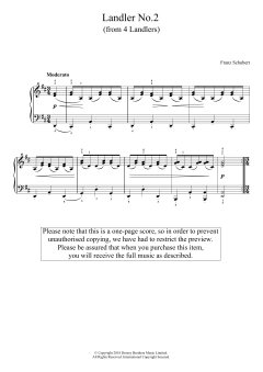 Landler No. 2 von Franz Schubert (Download) 